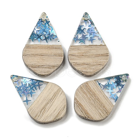 Wooden Pendants FIND-B042-12B-1