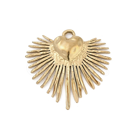 304 Stainless Steel Pendants STAS-D366-01E-G-1