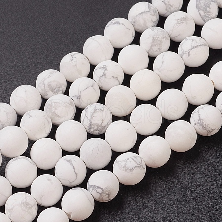 Natural Howlite Beads Strands G-G770-06-1