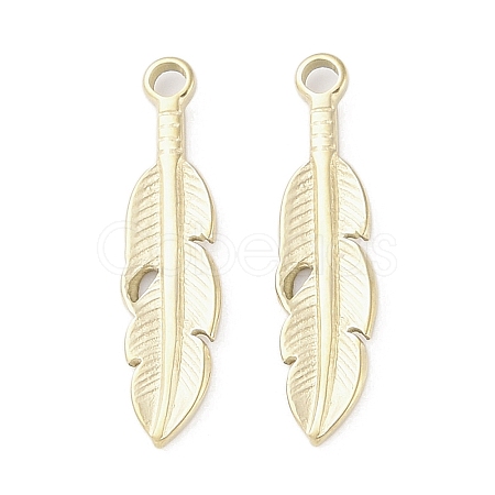 304 Stainless Steel Pendants STAS-L022-399G-1