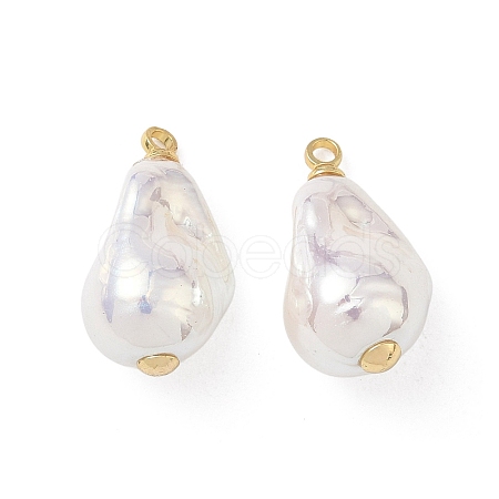 Brass & Glass Pendants KK-D289-40A-G-1