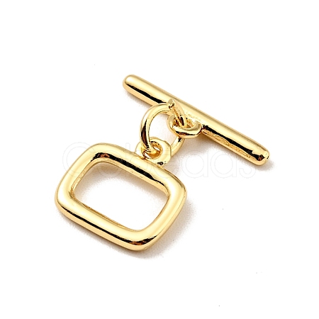 Brass Toggle Clasps KK-G416-67G-1