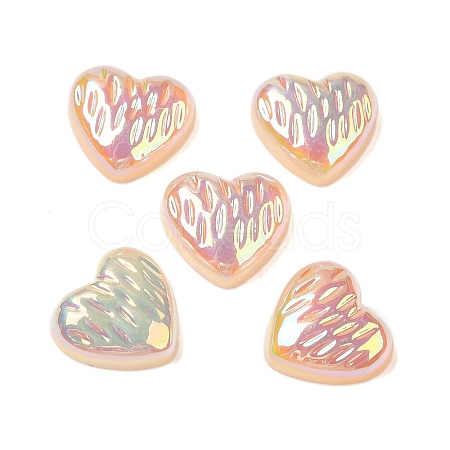 UV Plating Acrylic Cabochons OACR-H121-02D-1