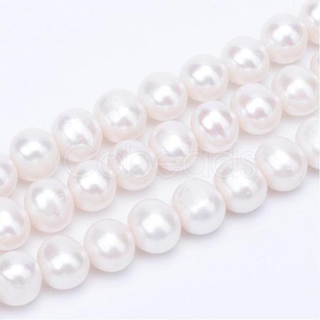 Natural Cultured Freshwater Pearl Beads Strands PEAR-R063-11-1