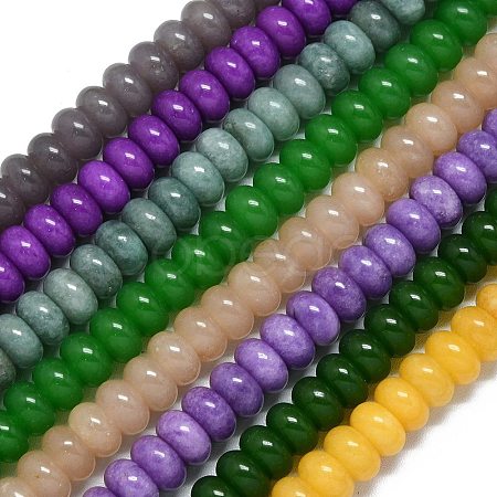 Natural Malaysia Jade Beads Strands G-B165-G01-6x10mm-01-1