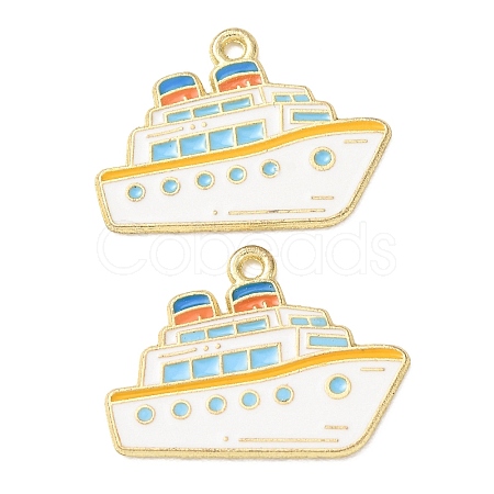 Ocean Alloy Enamel Pendants ENAM-B041-01P-1