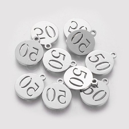 Non-Tarnish 201 Stainless Steel Charms STAS-Q201-T184-1