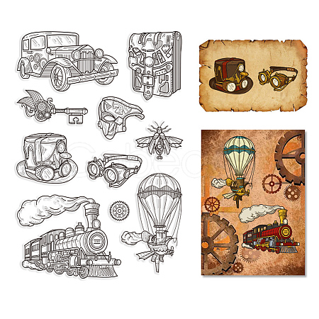 Custom PVC Plastic Clear Stamps DIY-WH0448-0101-1