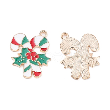 Christmas Alloy Enamel Pendants LS-PALLOY-K007-08KCG-1