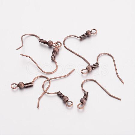 Brass Earring Hooks EC135Y-NFR-1