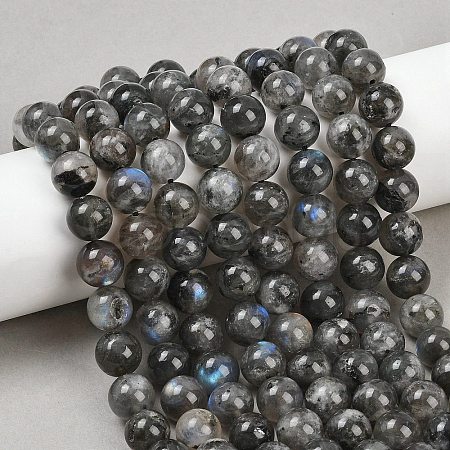 Natural Labradorite Beads Strands G-Z133-A01-10mm-01-1