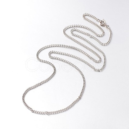 Iron Twisted Chain Necklaces NJEW-JN01046-01-1