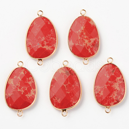 Natural Dyed Regalite/Imperial Jasper/Sea Sediment Jasper Links G-R464-001A-1