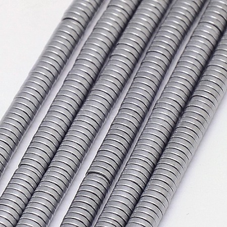 Electroplate Non-magnetic Synthetic Hematite Beads Strands G-J164B-2mm-04-1
