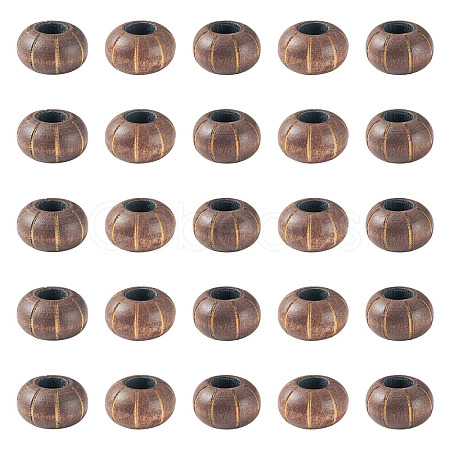 Wood European Beads WOOD-TA0003-09D-1