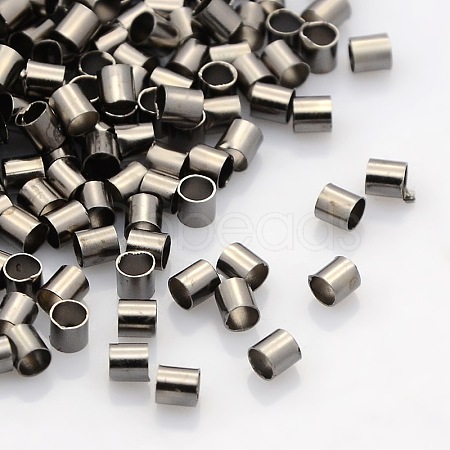 Brass Crimp Beads KK-L017-B-1