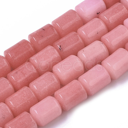 Natural Gemstone Rhodochrosite Stone Column Beads Strands X-G-S115-08-1