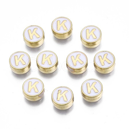 Alloy Enamel Beads X-ENAM-N052-006-01K-RS-1