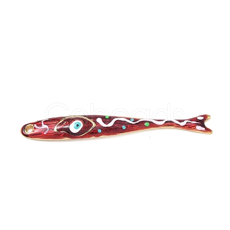 304 Stainless Steel Enamel Big Pendants SA-CBA800D-02C-G-1