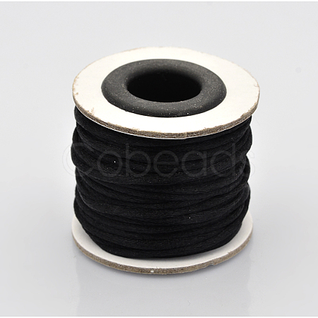 Nylon Satin Rattail Cords NWIR-O001-A-05-1