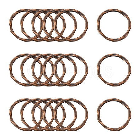 Tibetan Style Linking Rings PALLOY-A017-R-FF-1