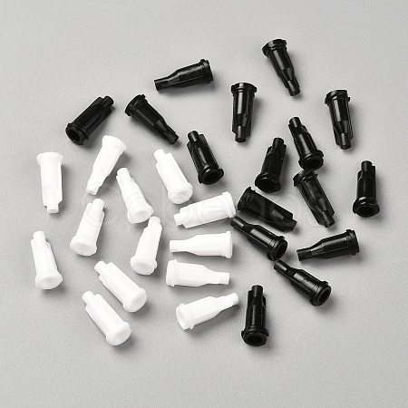 300Pcs 2 Colors Plastic Stopper TOOL-OC0001-36-1