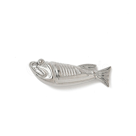 304 Stainless Steel Pendants STAS-C138-05C-P-1