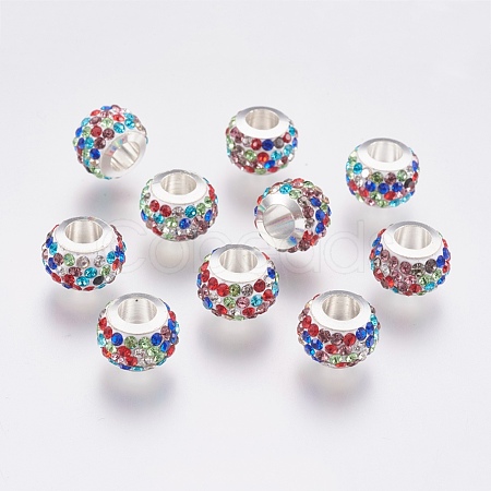 304 Stainless Steel European Beads CPDL-E045-A08-1