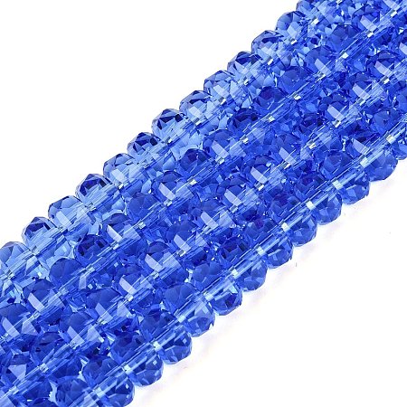 Transparent Glass Beads Strands GLAA-Q114-01A-A09-1