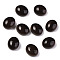 Glass Cabochons, Changing Color Mood Cabochons, Oval, Black, 12x10x6.5mm