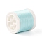 Luminous Polyester Cords, Round, Pale Turquoise, 0.1mm, about 109.36 Yards(100m)/Roll