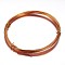 Round Aluminum Craft Wire, for Beading Jewelry Craft Making, Dark Orange, 20 Gauge, 0.8mm, 10m/roll(32.8 Feet/roll)