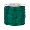 PandaHall Elite 1 Roll Round Waxed Polyester Cords, Twisted Cord, Green, 0.5mm, about 115.92 yards(106m)/roll