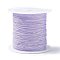 Nylon Chinese Knot Cord, Nylon Jewelry Cord for Jewelry Making, Lilac, 0.4mm, about 28~30m/roll