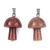 Natural Purple Aventurine Pendants G-N0325-10N-2