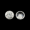 Diamond Shaped Cubic Zirconia Pointed Back Cabochons ZIRC-R004-12mm-01-1