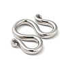 Non-Tarnish 304 Stainless Steel Clasps X-STAS-C056-14P-2