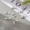 Bowknot Alloy Links connectors X-EA11930Y-6