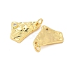 Brass Micro Pave Clear Cubic Zirconia Pendants KK-B139-24B-G-2