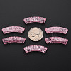 Transparent Crackle Acrylic Beads CACR-S009-001A-N26-4