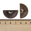 Walnut Wood Pendants WOOD-A025-03-3