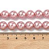 Electroplated Shell Pearl Beads Strands BSHE-G041-10mm-05-2