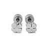 304 Stainless Steel Stud Earrings for Women EJEW-E603-05B-P-1