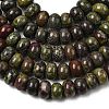 Natural Dragon Blood Beads Strands G-A280-A26-02-4