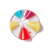 Transparent Resin Pendants RESI-E029-03A-1