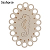 Wooden Embroidery Thread Plate PW-WG93817-05-1