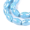 Electroplate Glass Beads Strands EGLA-S194-15A-A07-3