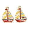 Ocean Alloy Enamel Pendants ENAM-B041-01Q-1