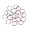 Spray Painted Iron Open Jump Rings LS-IFIN-F149-B09-2