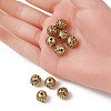 Tibetan Style Hollow Alloy Beads TIBEB-YW0001-12G-4
